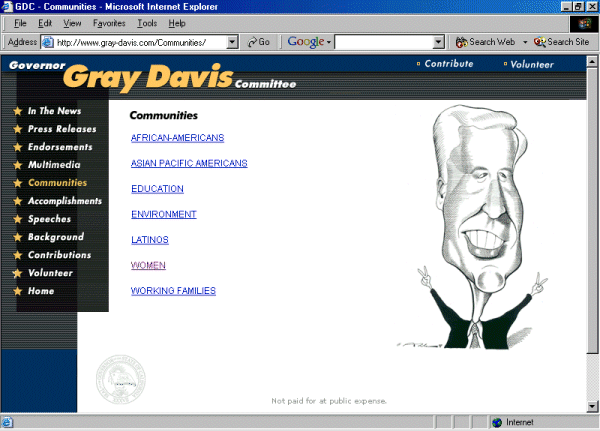 Communities page www.gray-davis.com.
