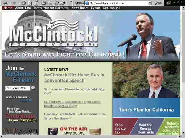 Homepage www.tommcclintock.com